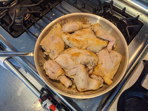 Seared chicken
