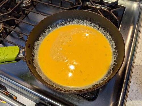 Omelet layer 1
